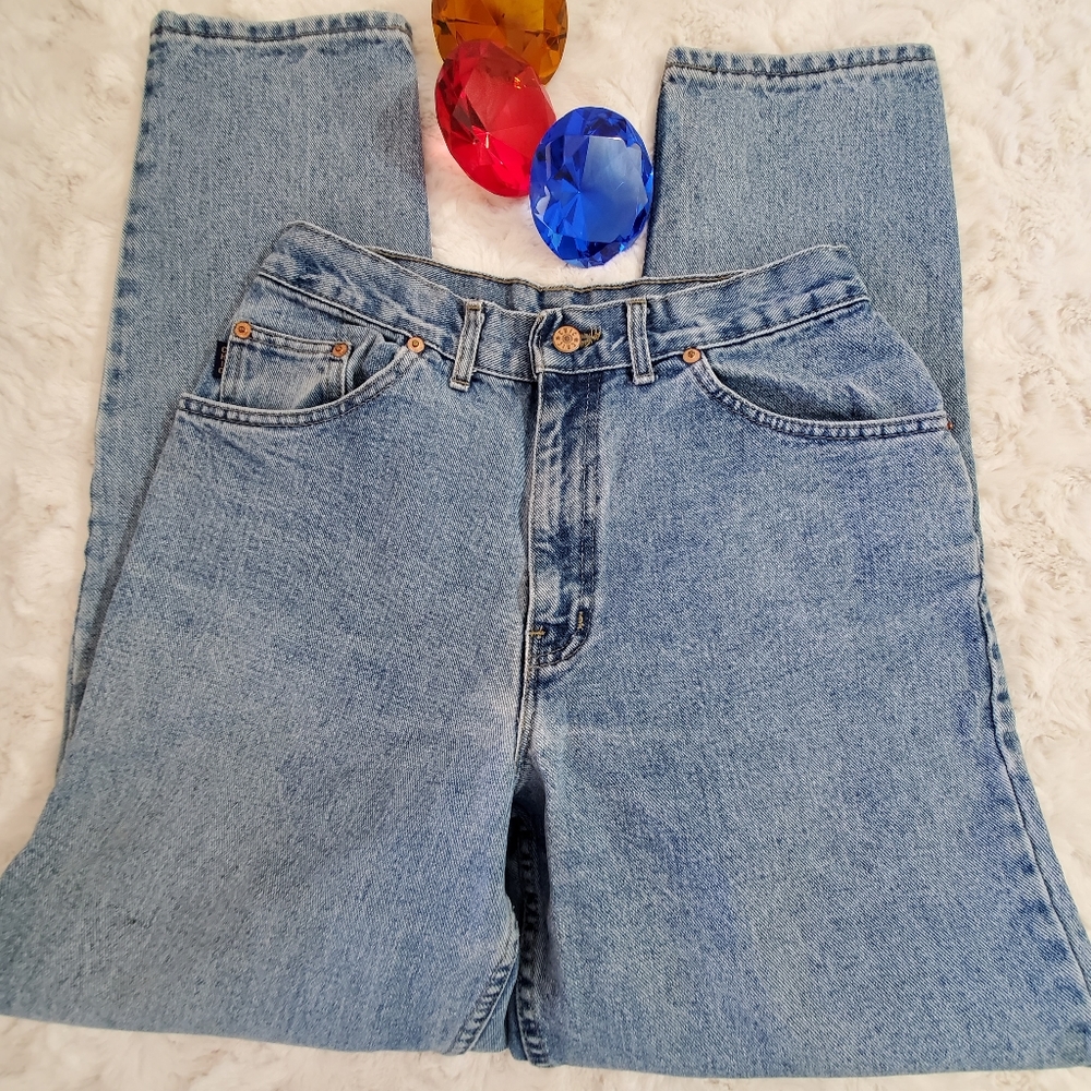 CHIC vintage High rise Mom jeans light wash sz. 8 avg. - Picture 8 of 8